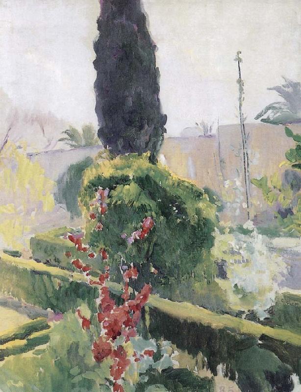 Joaquin Sorolla Sevilla Palace Garden Tour China oil painting art